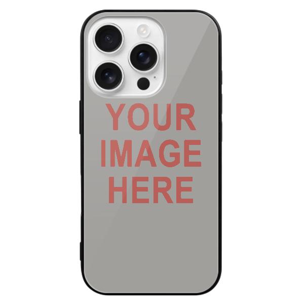 Custodia per telefono personalizzata color grigio rame e rosa