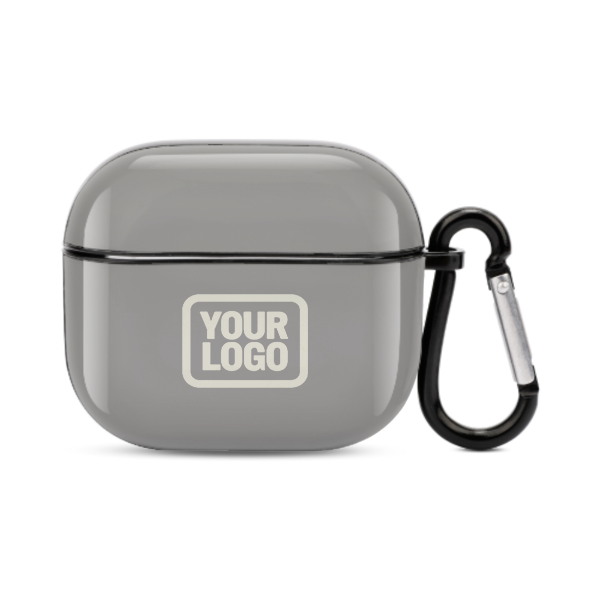 Maßgeschneidertes Grau Beige AirPods-Hülle (3. Generation)