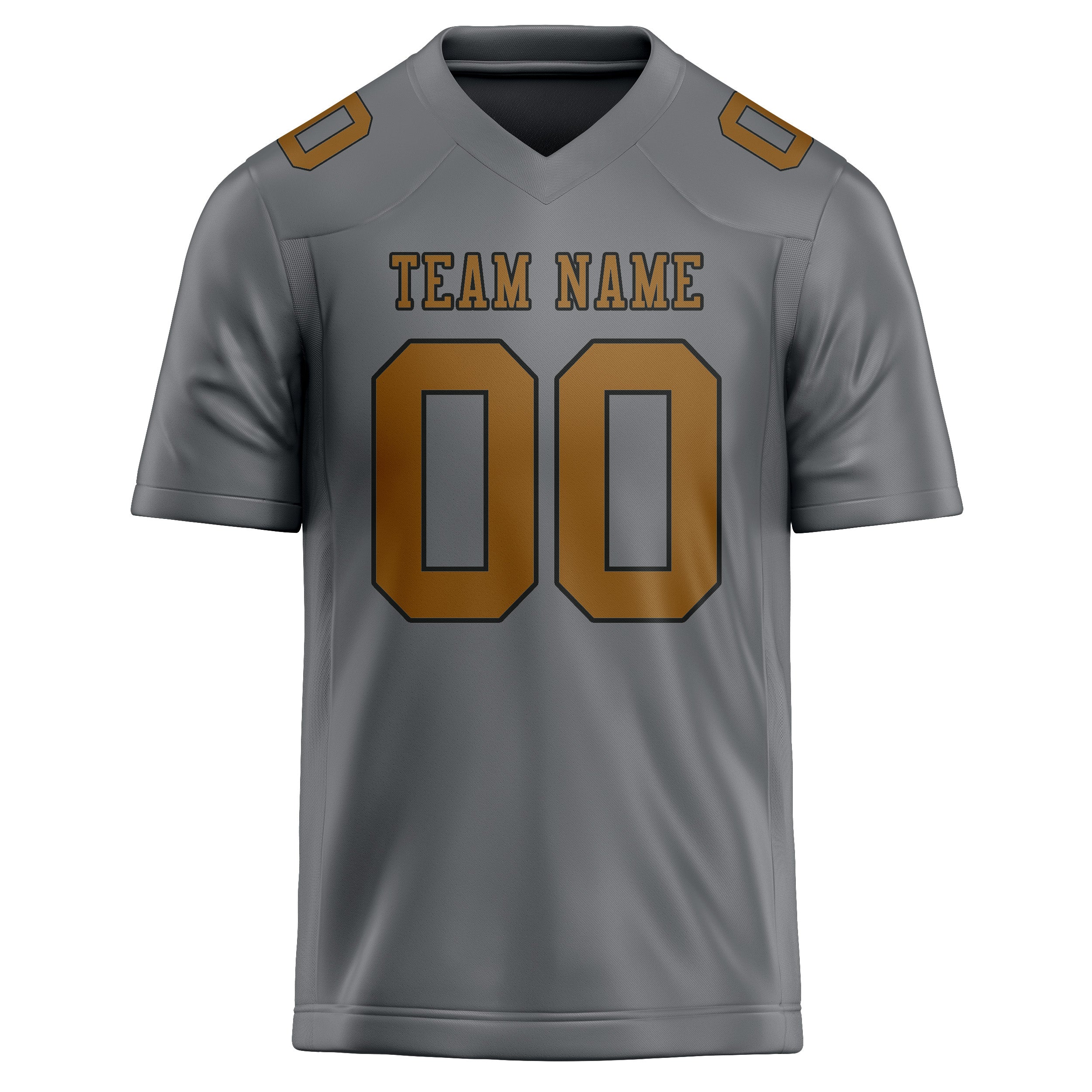 Maßgeschneidertes Professionelles Grau Khaki Rugbytrikot