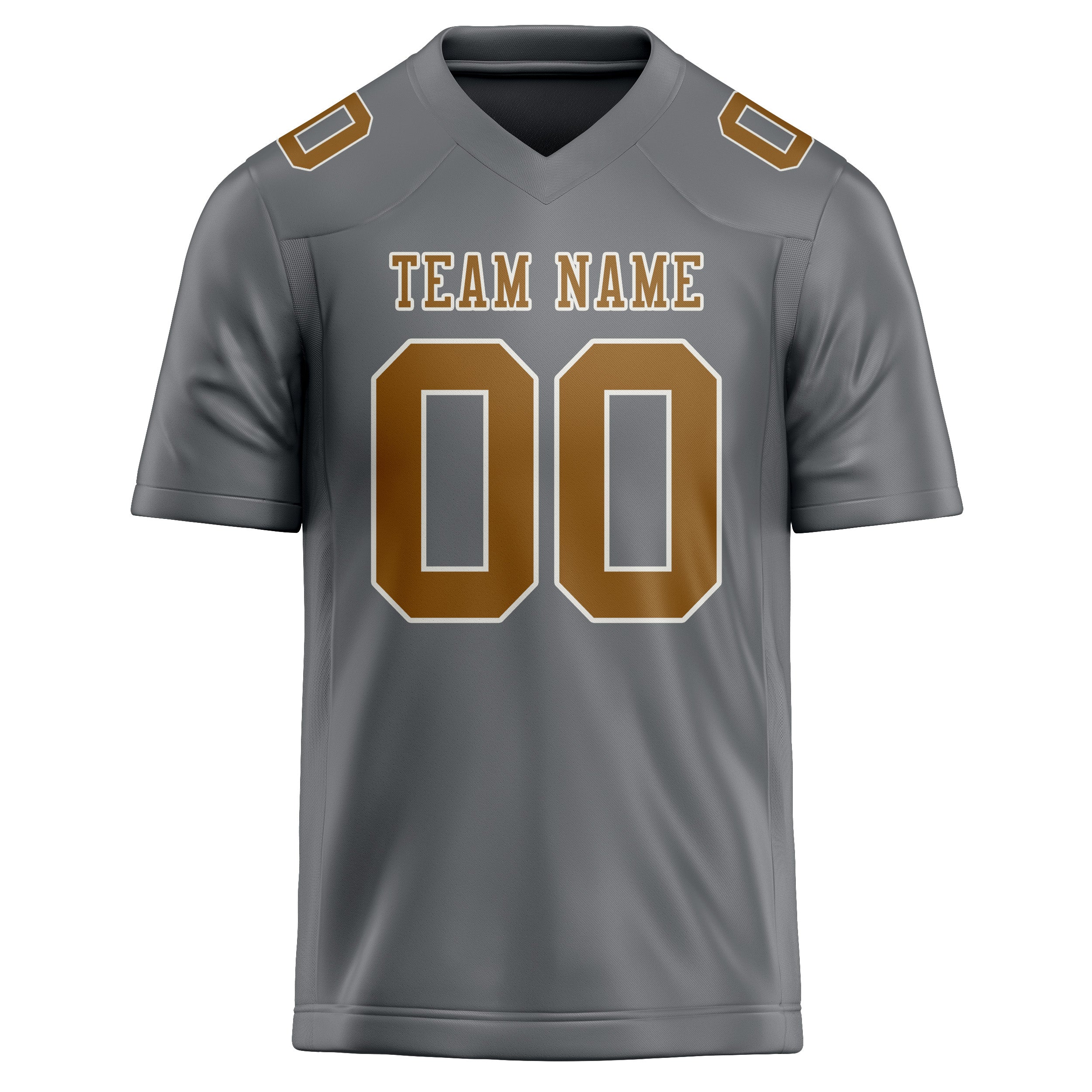 Maßgeschneidertes Professionelles Grau Khaki Rugbytrikot
