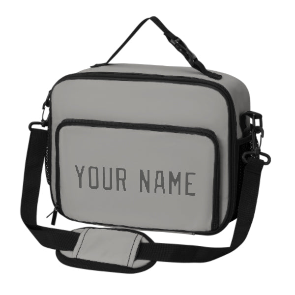 Maßgeschneidertes Grau Dark Grey Lunch-Tasche