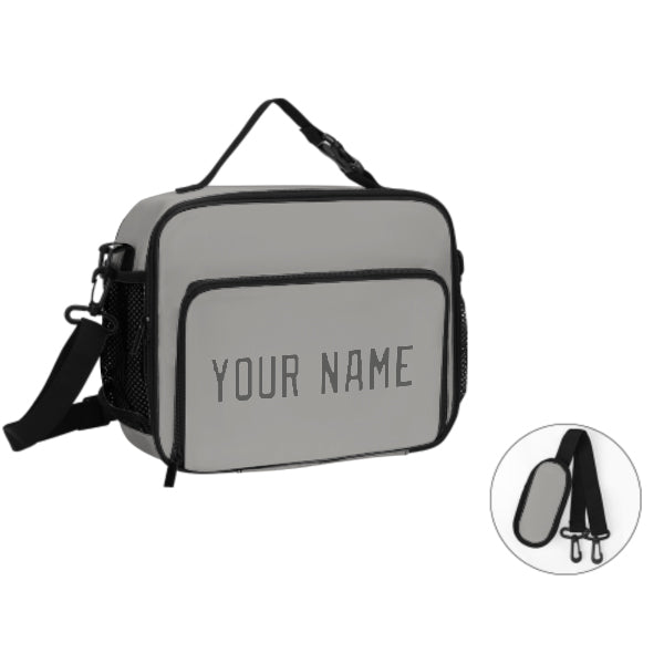 Maßgeschneidertes Grau Dark Grey Lunch-Tasche