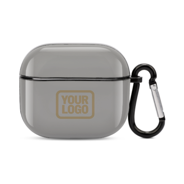Maßgeschneidertes Grau Hellkhaki AirPods-Hülle (3. Generation)