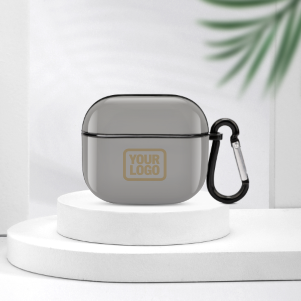 Maßgeschneidertes Grau Hellkhaki AirPods-Hülle (3. Generation)