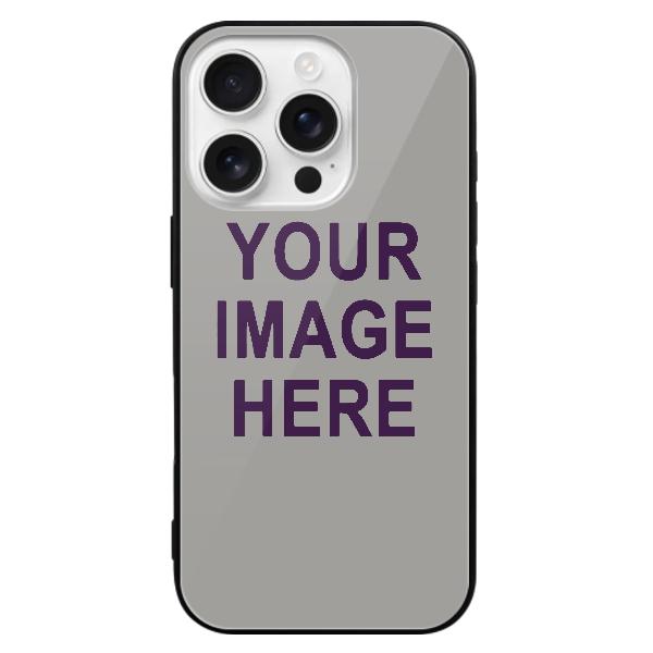 Custodia per telefono personalizzata grigio-viola