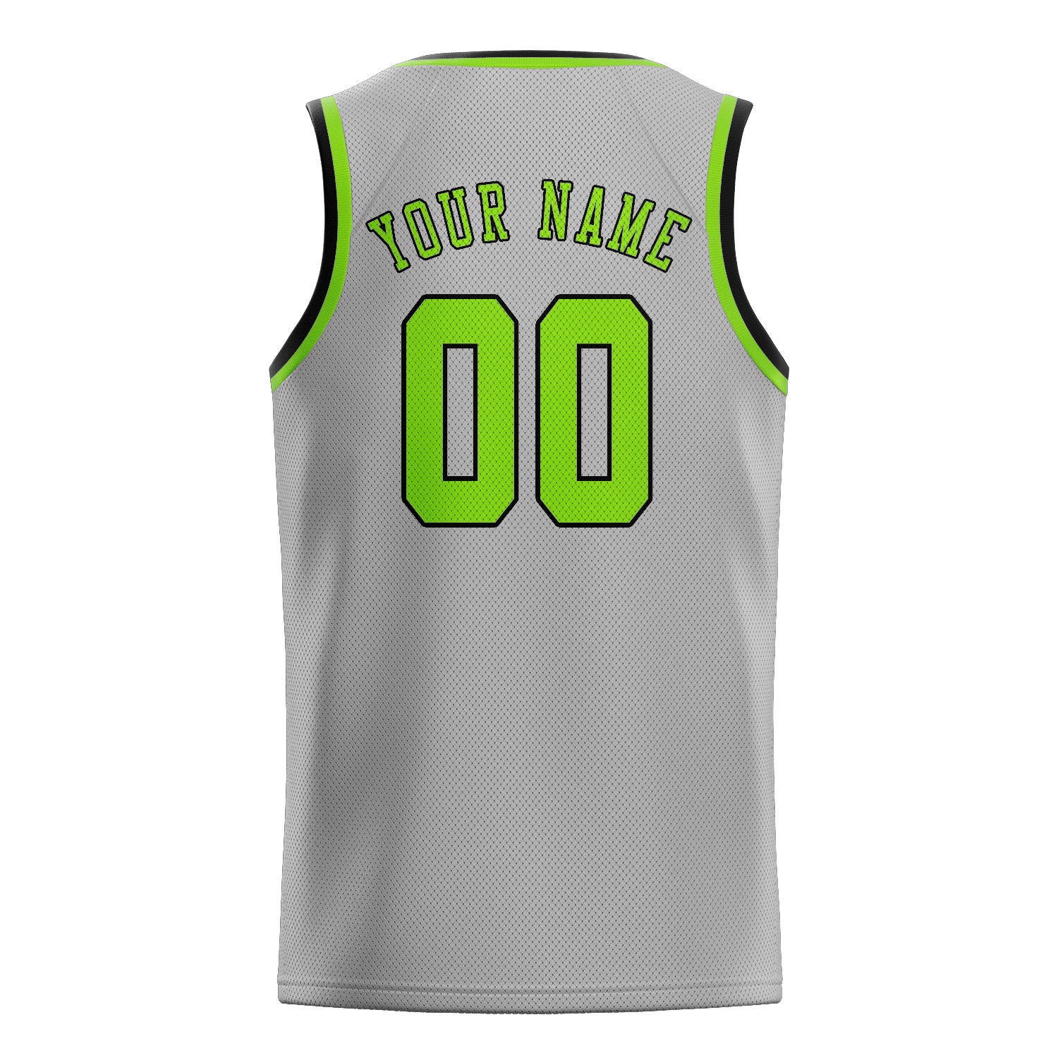 Benutzerdefiniertes Professionelles Grau Smaragdgrün Basketballtrikot