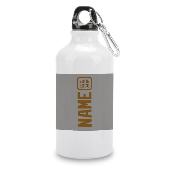 Maßgeschneidertes Grau Khaki Sportflasche