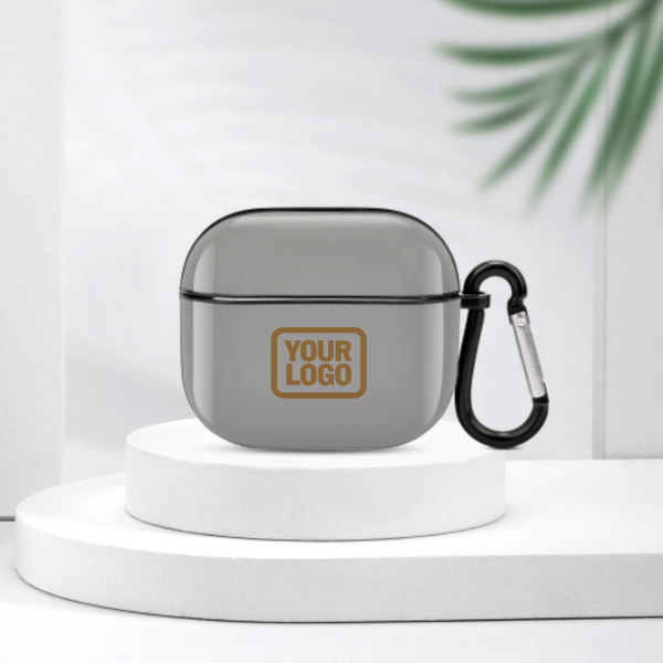 Maßgeschneidertes Grau Khaki AirPods-Hülle (3. Generation)