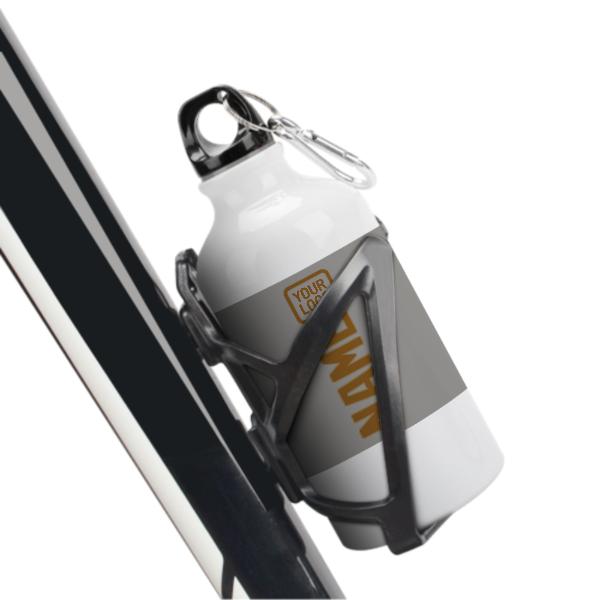 Maßgeschneidertes Grau Khaki Sportflasche