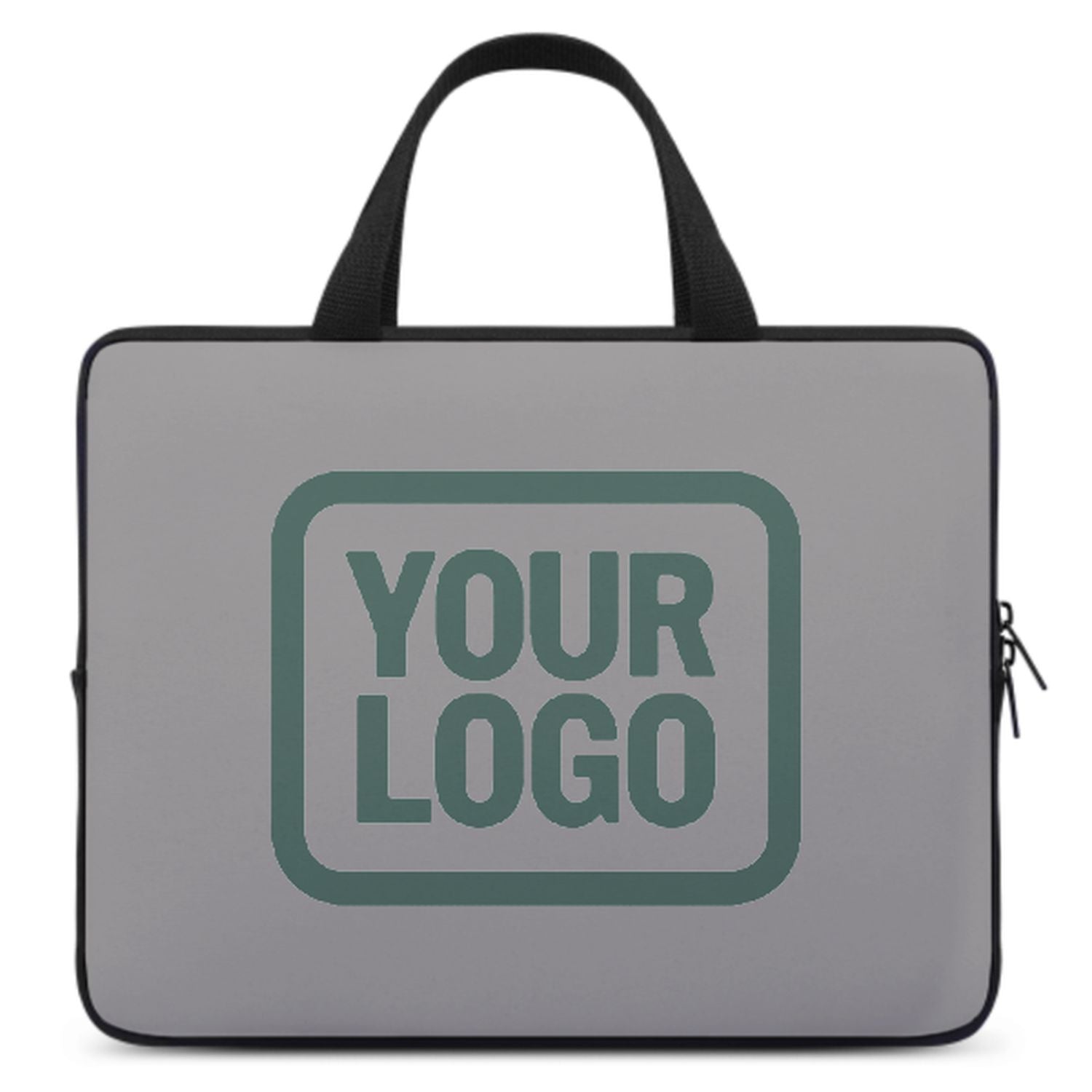 Tailor -Bolsa de laptop de color verde azulado a medida