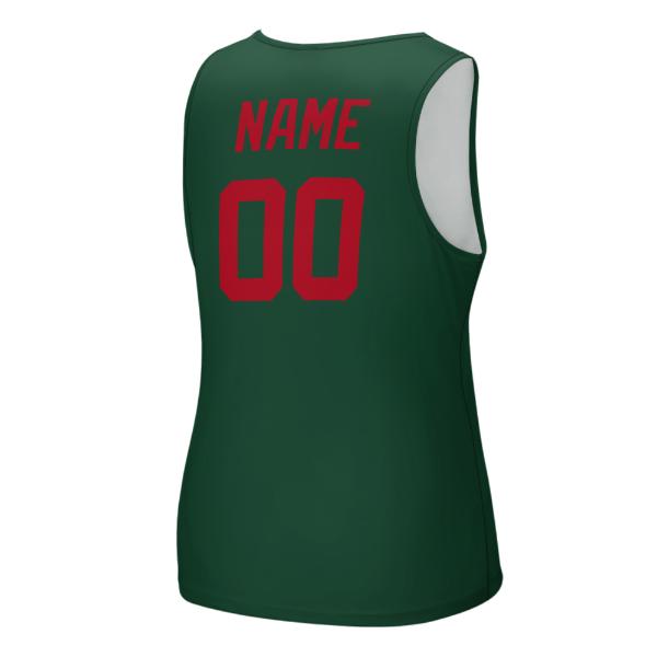 Maßgeschneidertes Moosgrün Rot Herren Tanktop
