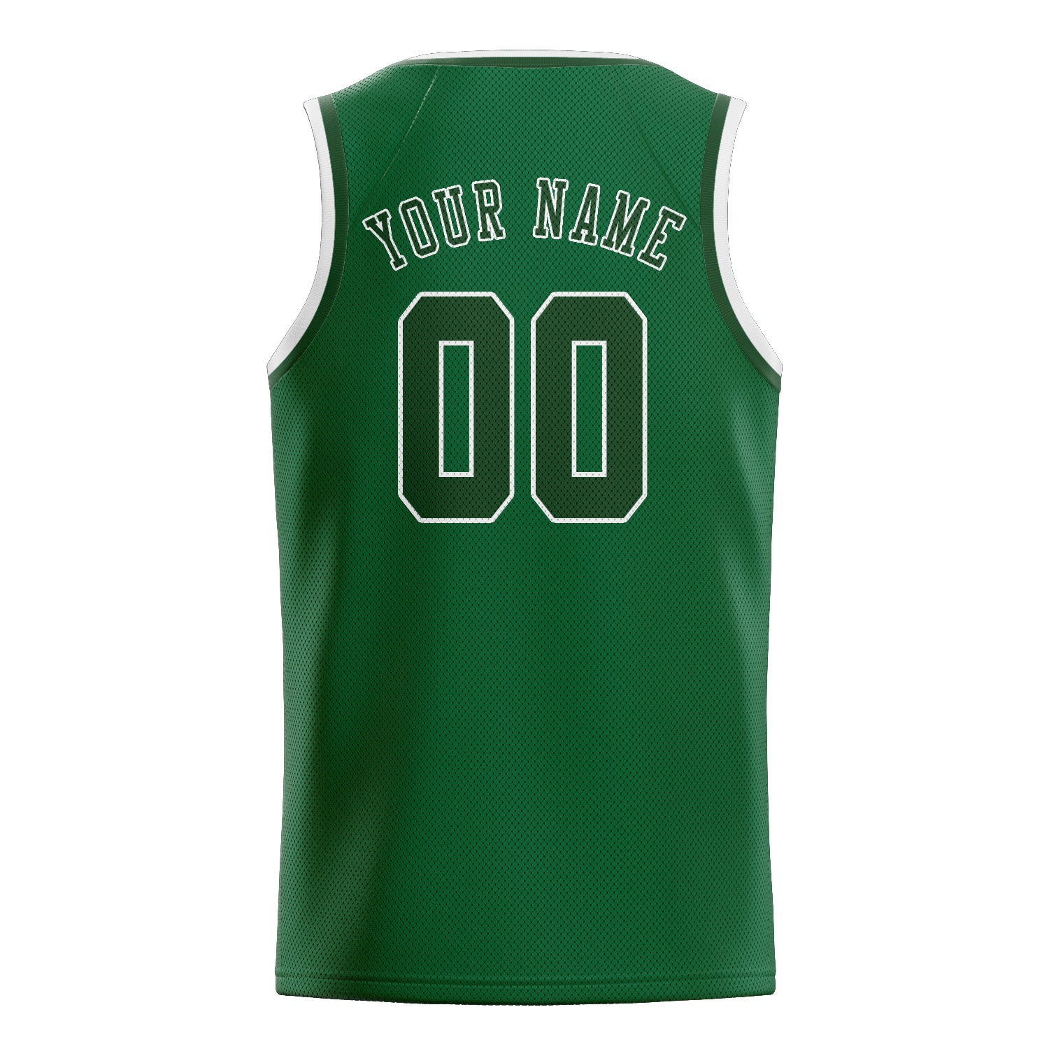 Benutzerdefiniertes Professionelles Moosgrün Tannengrün Basketballtrikot
