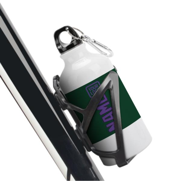 Maßgeschneidertes Moosgrün Lavendel Sportflasche