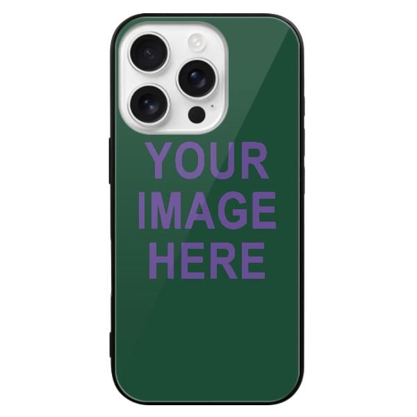 Custodia per telefono personalizzata color verde muschio e lavanda