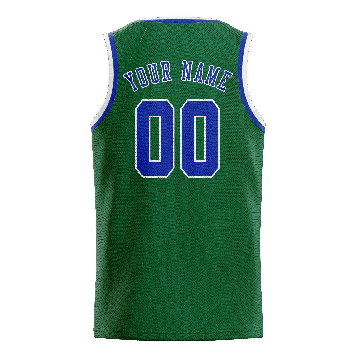 Benutzerdefiniertes Professionelles Moosgrün Himmelblau Basketballtrikot