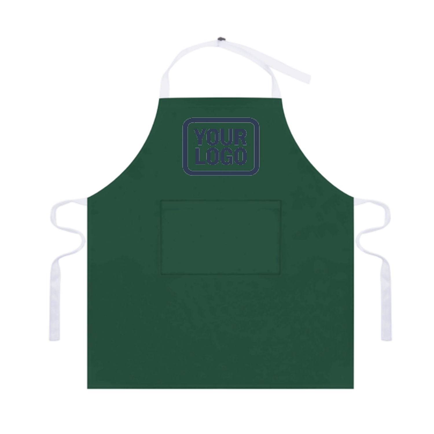 Grembiule su misura verde muschio blu navy