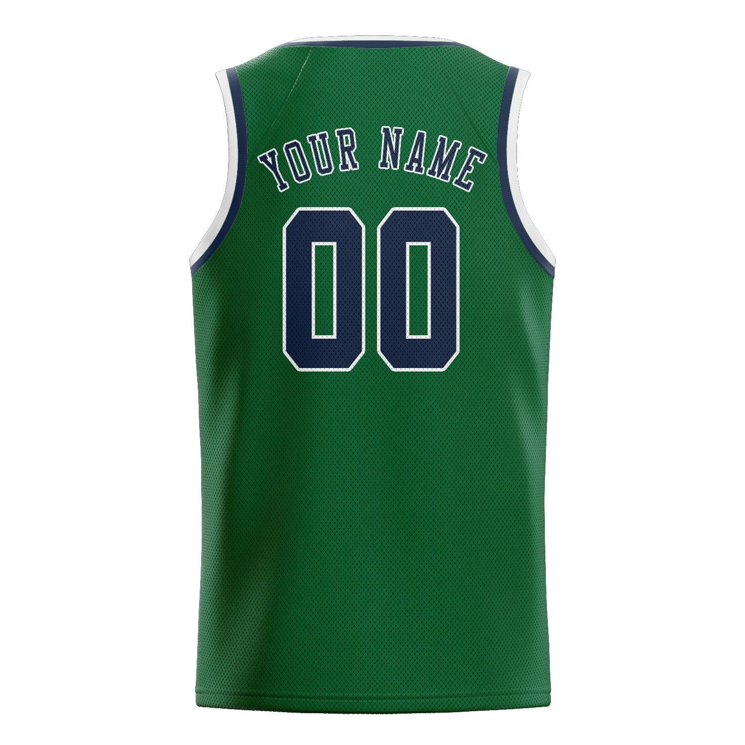 Benutzerdefiniertes Professionelles Moosgrün Marineblau Basketballtrikot