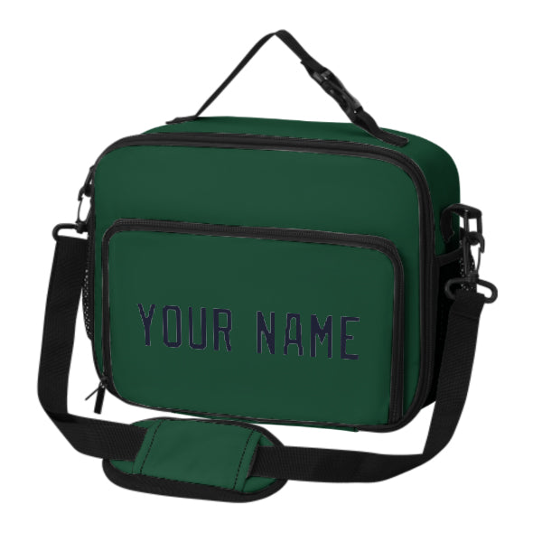 Maßgeschneidertes Moosgrün Navy Lunch-Tasche
