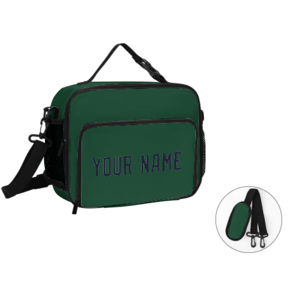 Maßgeschneidertes Moosgrün Navy Lunch-Tasche