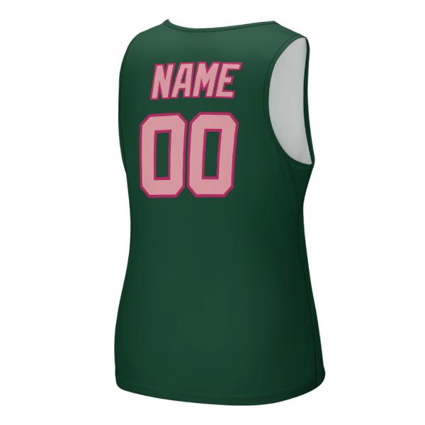Maßgeschneidertes Moosgrün Rosa Herren Tanktop
