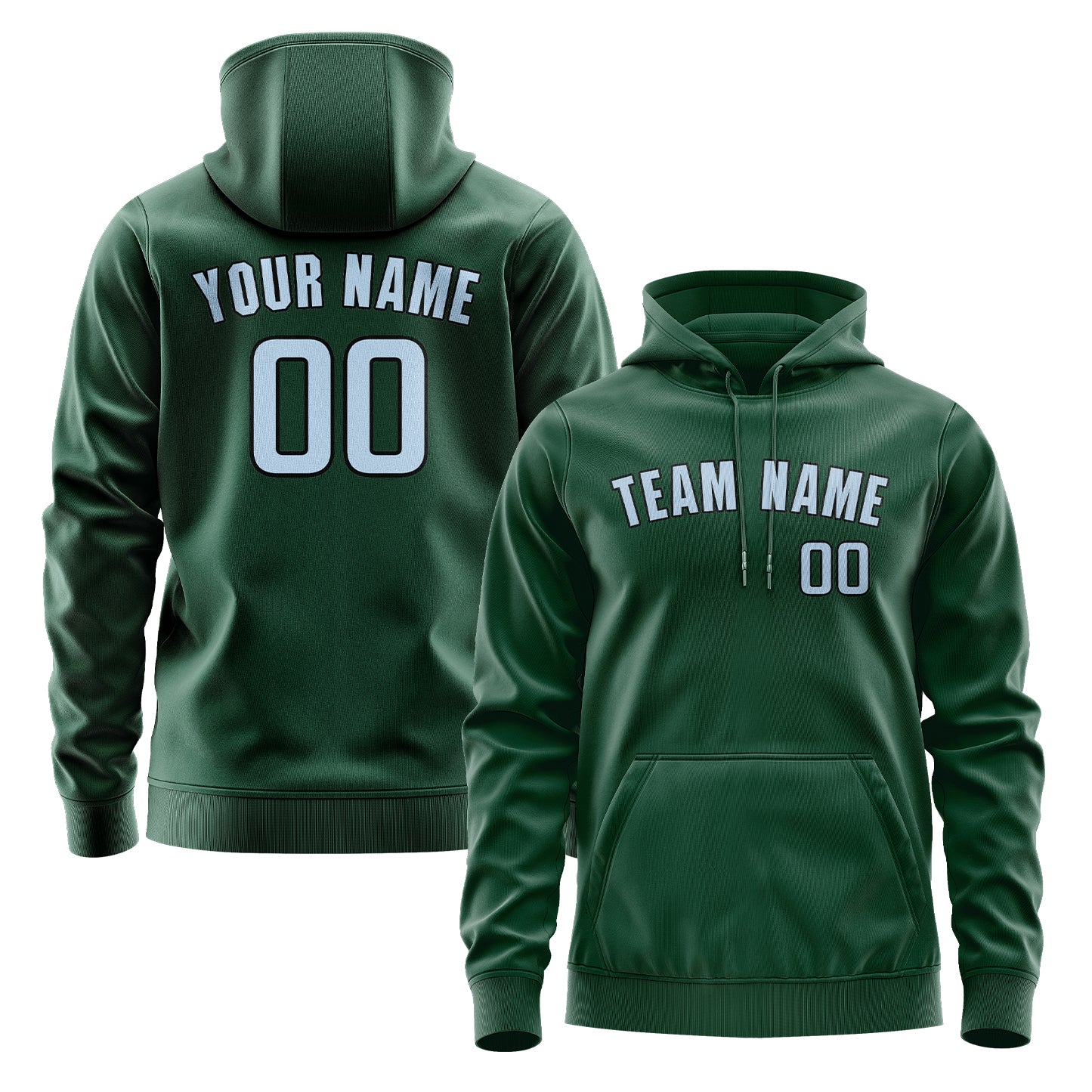 Krejčí -Made Mess Green Light Blue Hoodie