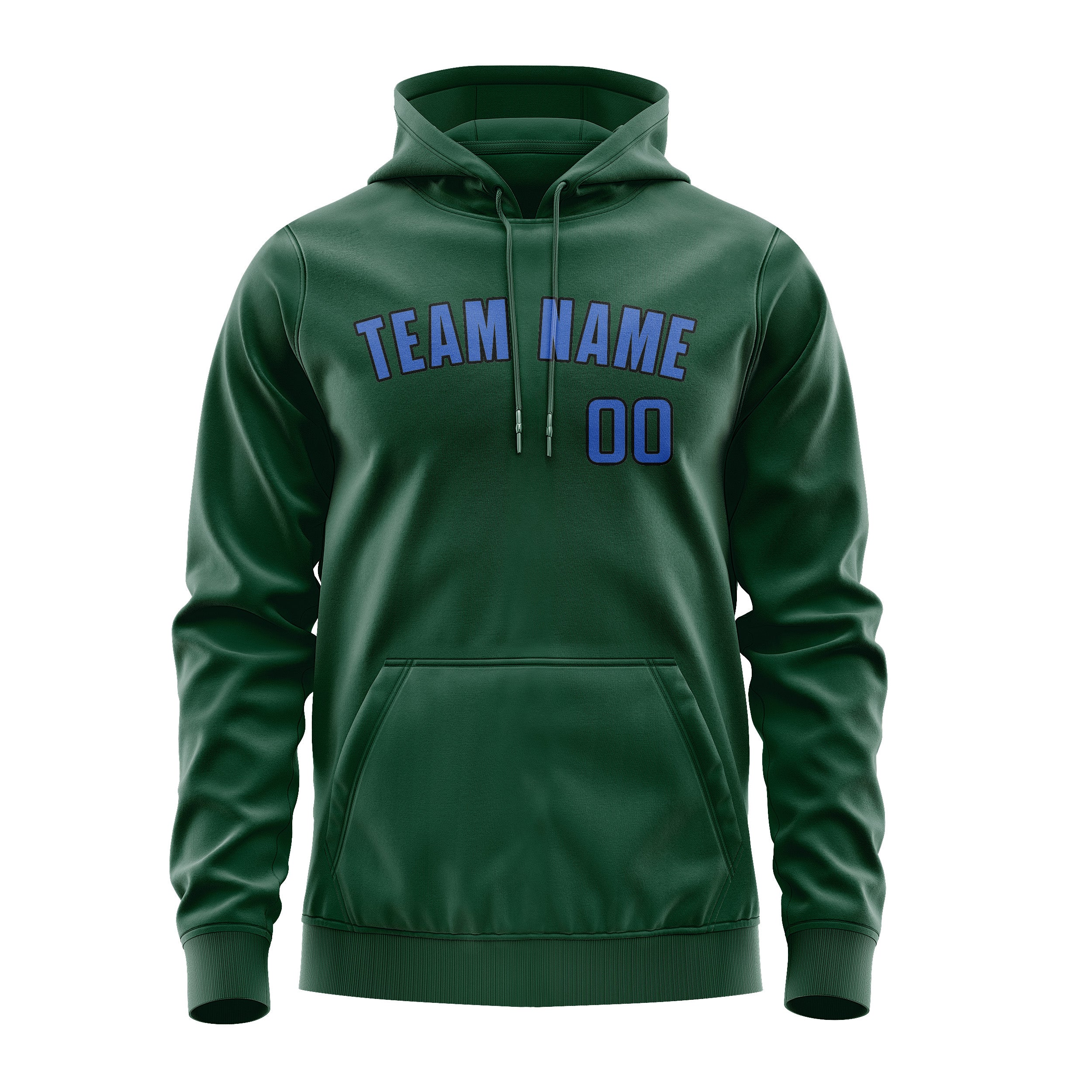 Krejčí -Made Moss -Green Sky Blue Hoodie