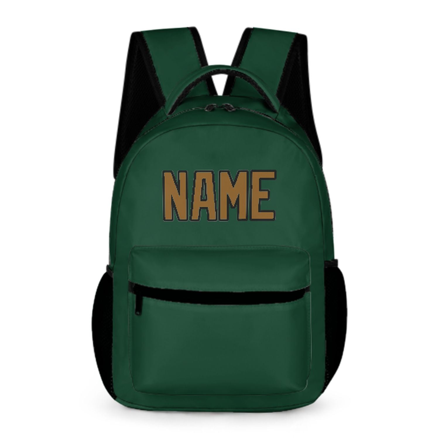 Maßgeschneidertes Moosgrün Khaki Kinderrucksack