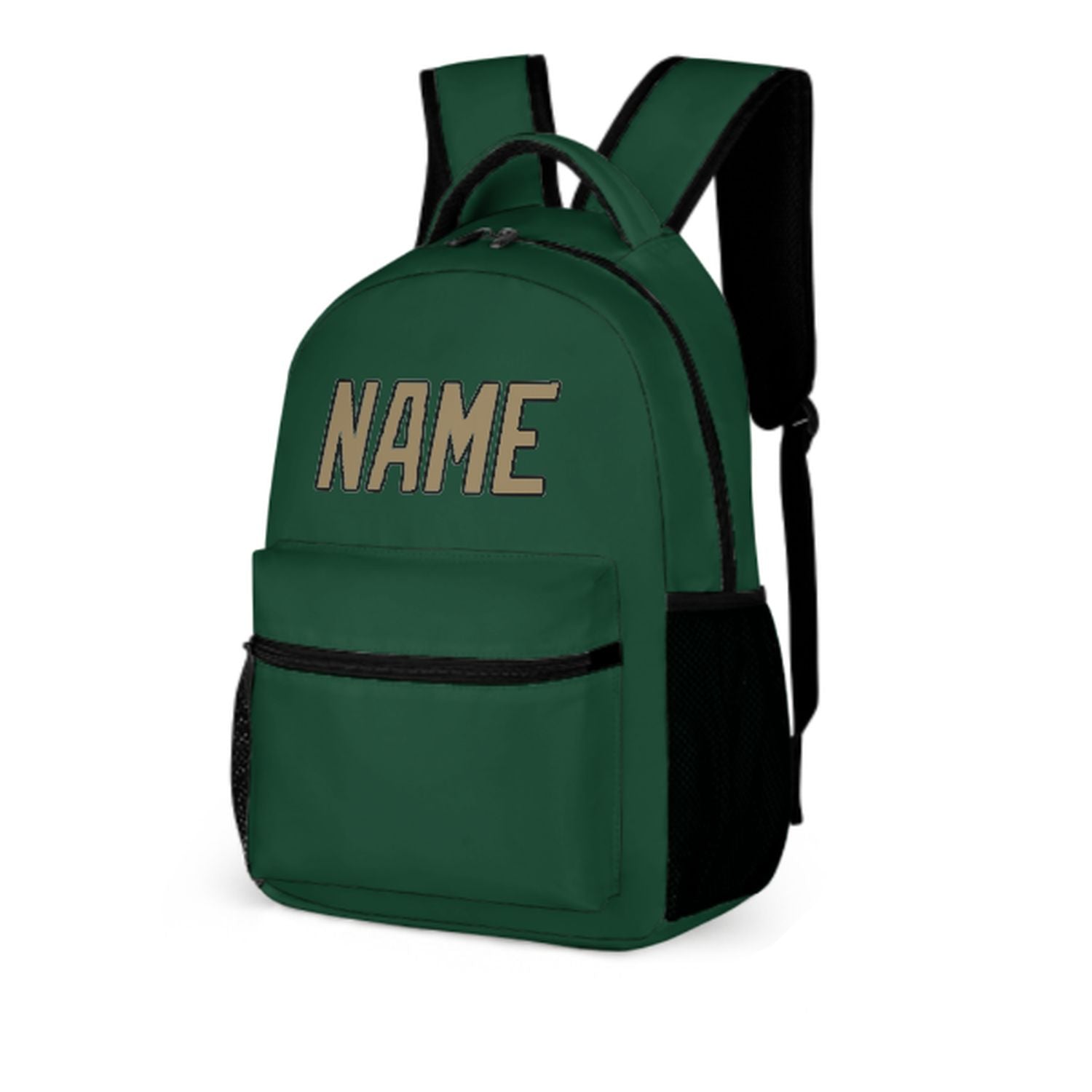 Maßgeschneidertes Moosgrün Hellkhaki Kinderrucksack