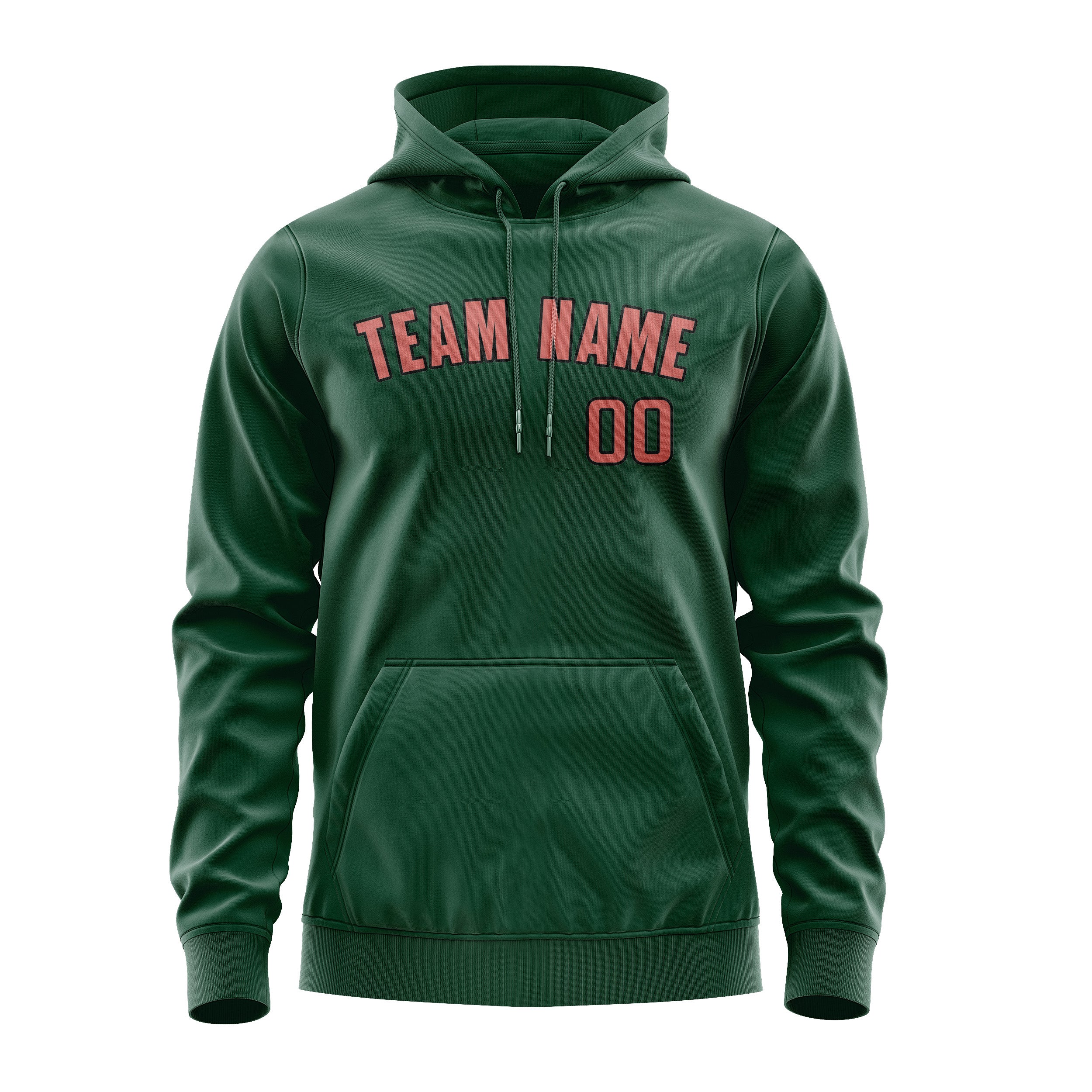 Krejčí -Made Moss -Green Copper Rose Hoodie