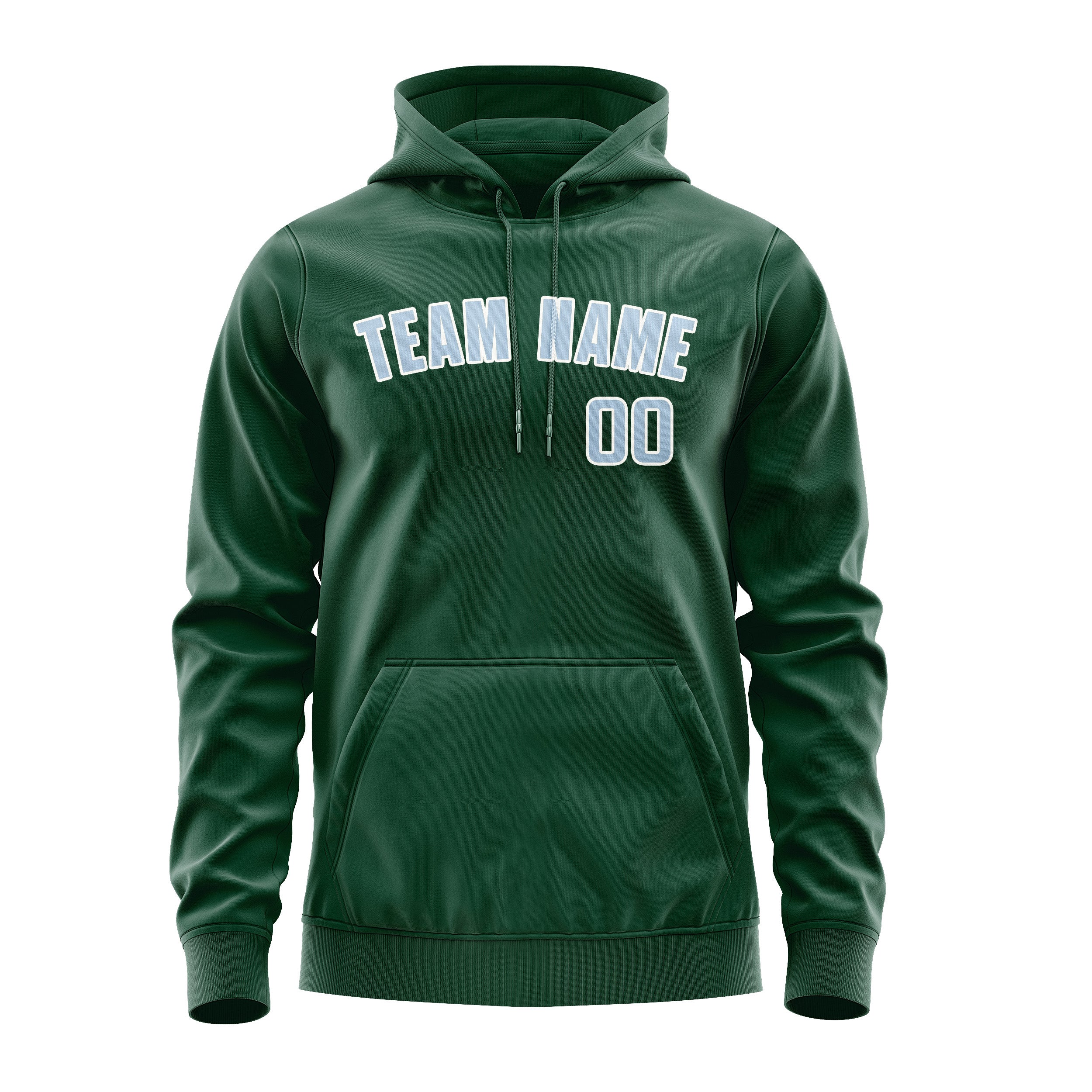 Krejčí -Made Mess Green Light Blue Hoodie