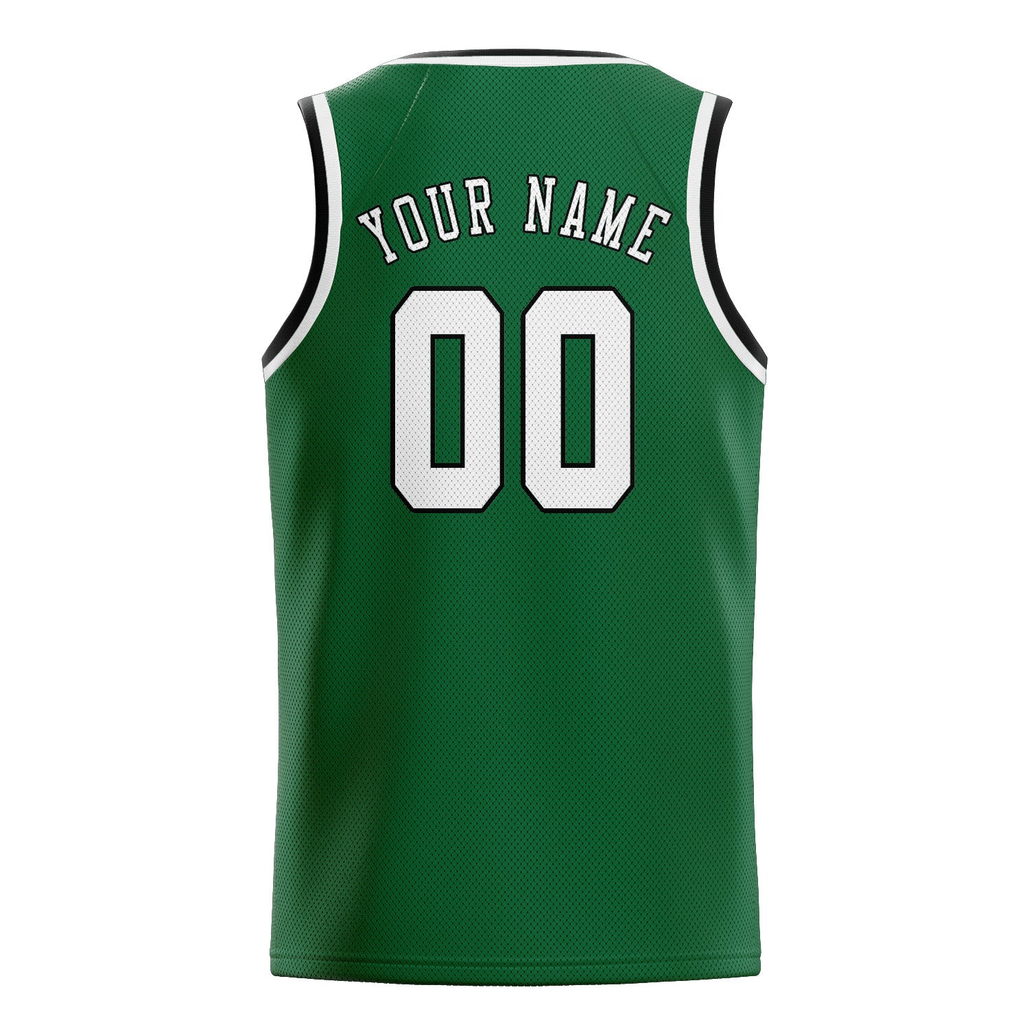 Benutzerdefiniertes Professionelles Moosgrün Weiß Basketballtrikot