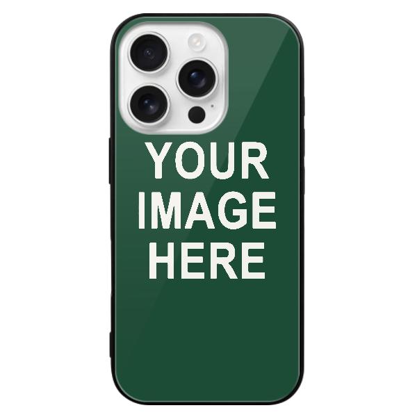 Custodia per telefono personalizzata verde muschio bianco