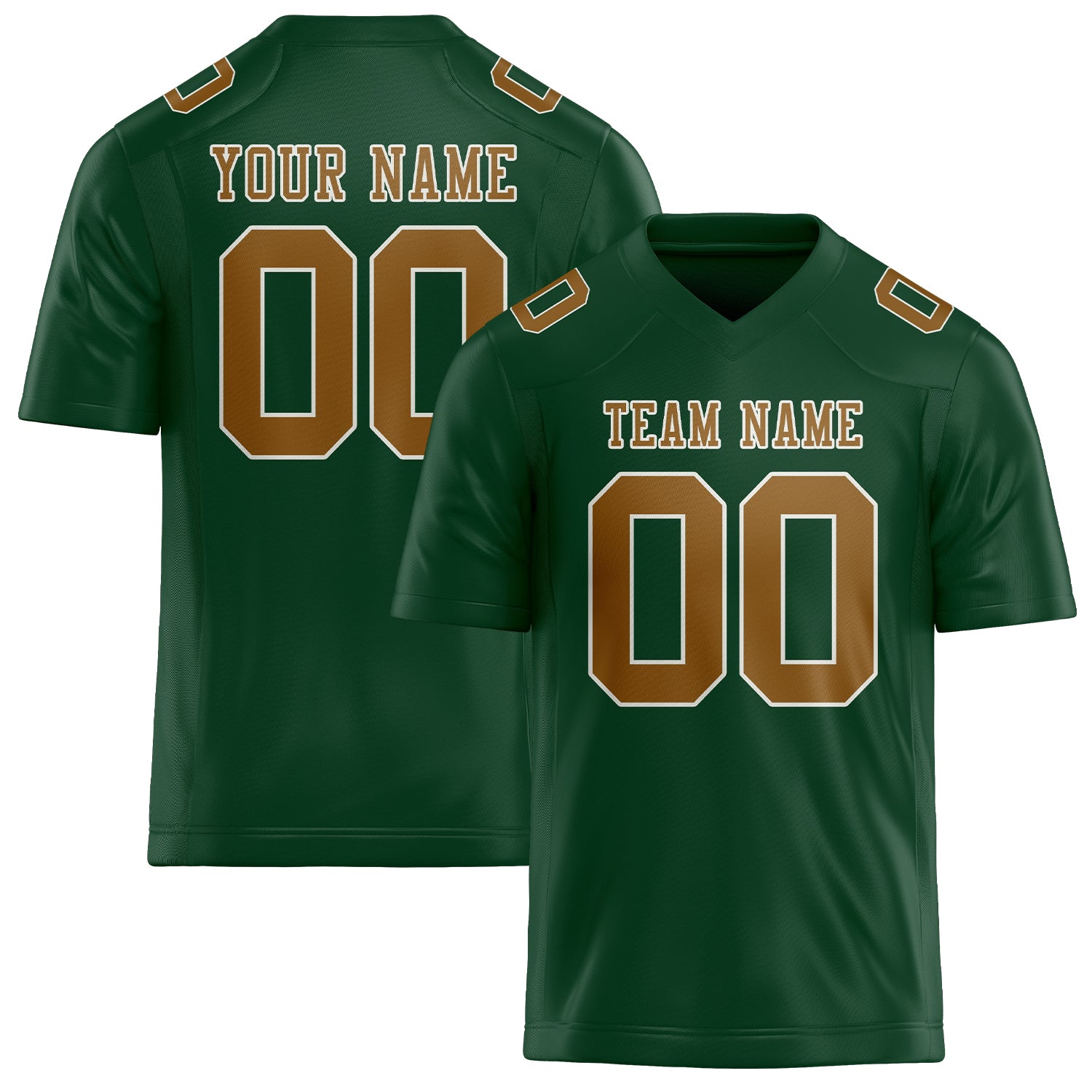 Maßgeschneidertes Professionelles Moosgrün Khaki Rugbytrikot