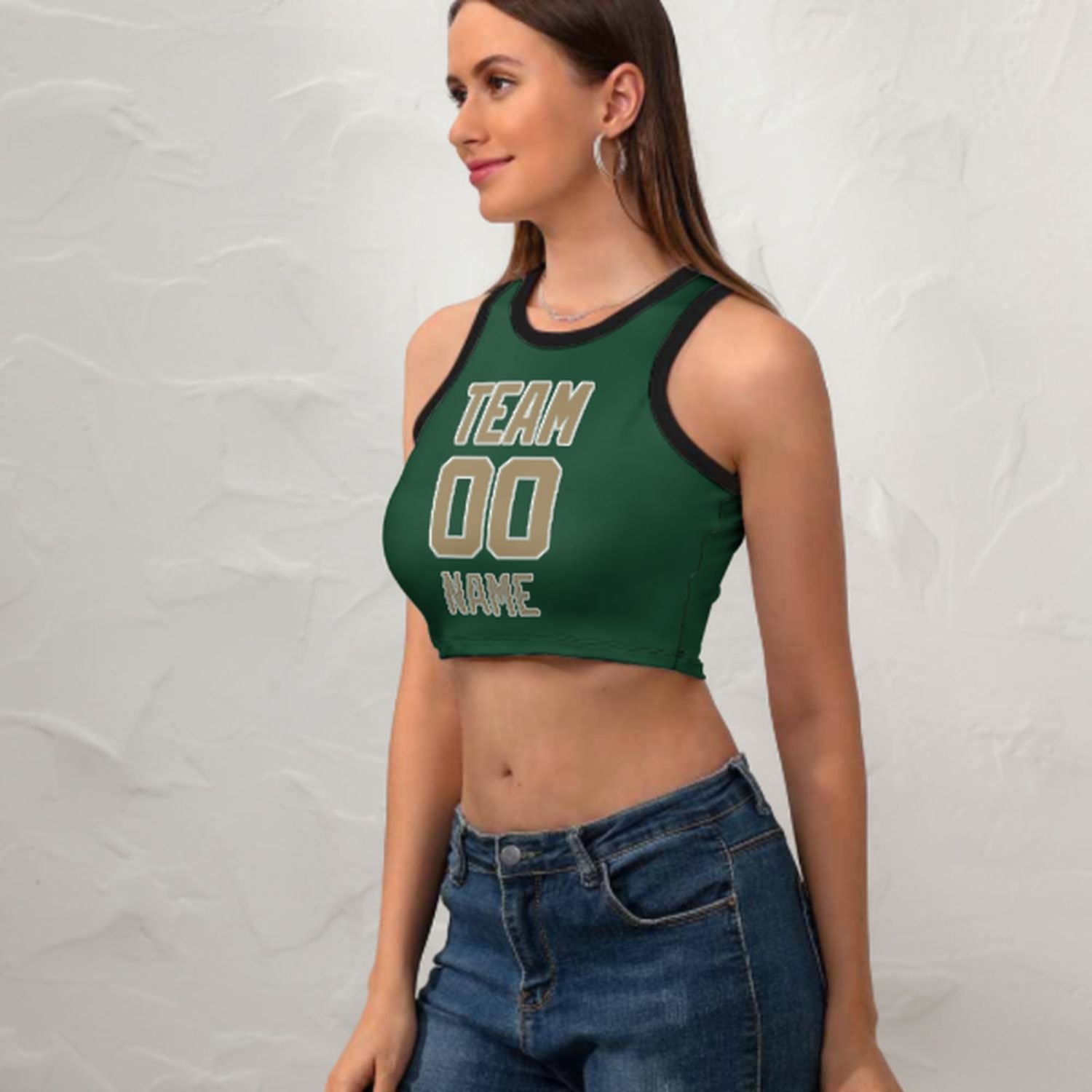 Moss-Moss-Moss-Green Hellkhaki Sleek Tank Top