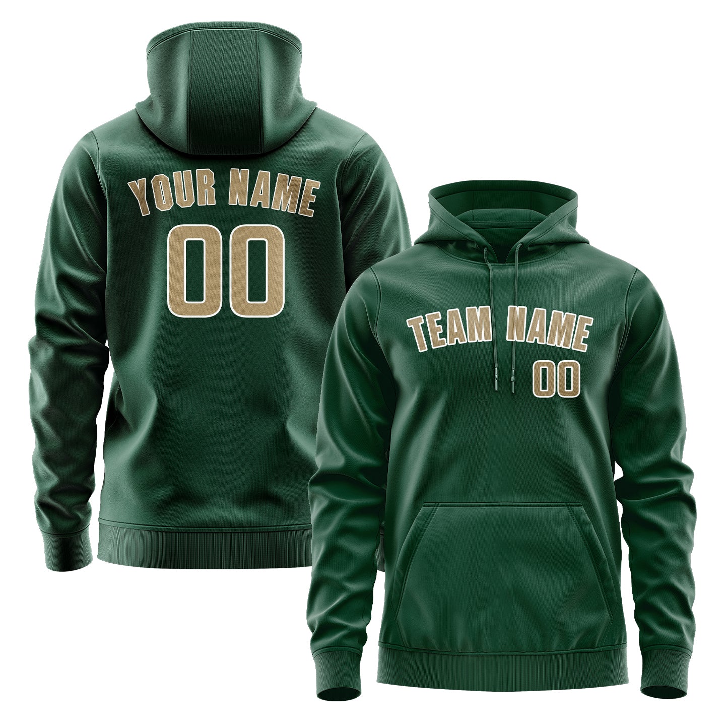 Krejčí -Made Moss -green Hellkhaki Hoodie