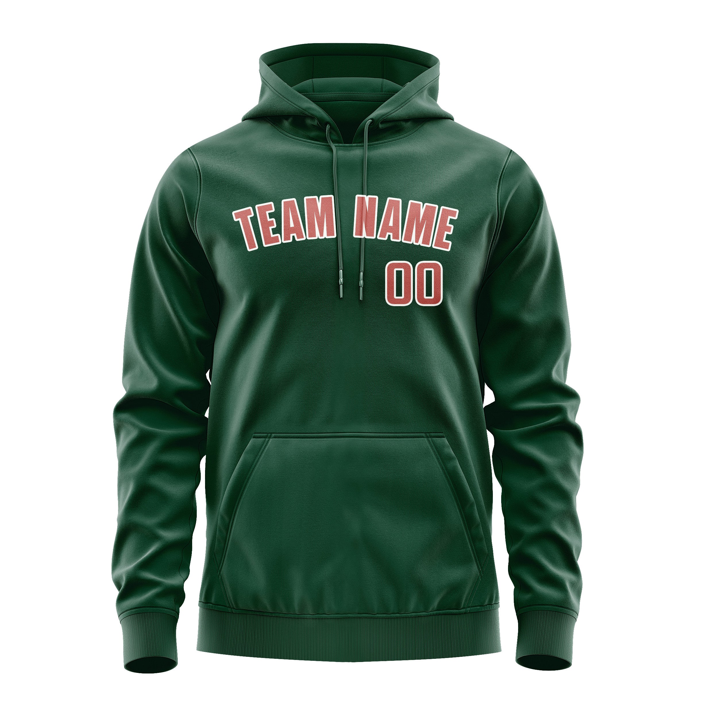 Krejčí -Made Moss -Green Copper Rose Hoodie