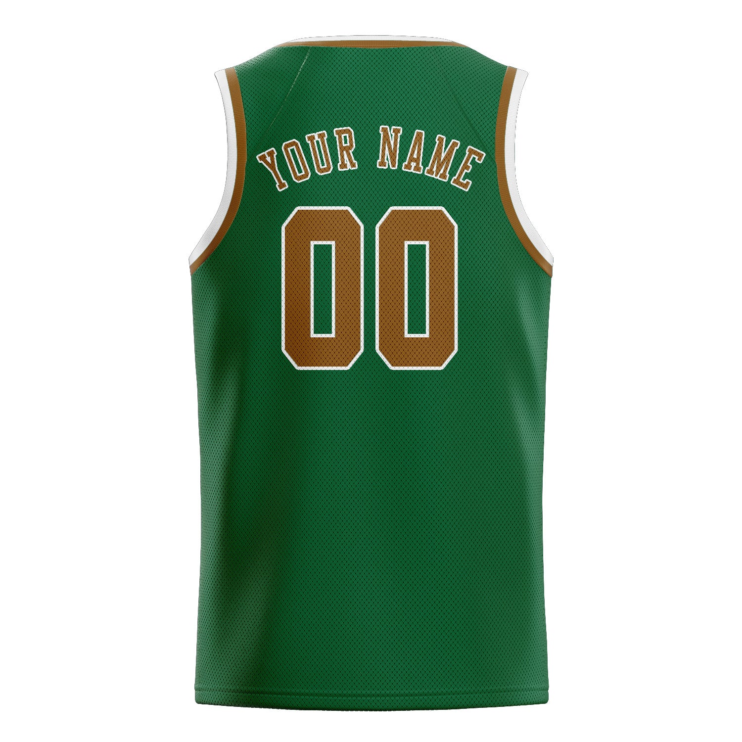 Benutzerdefiniertes Professionelles Moosgrün Khaki Basketballtrikot