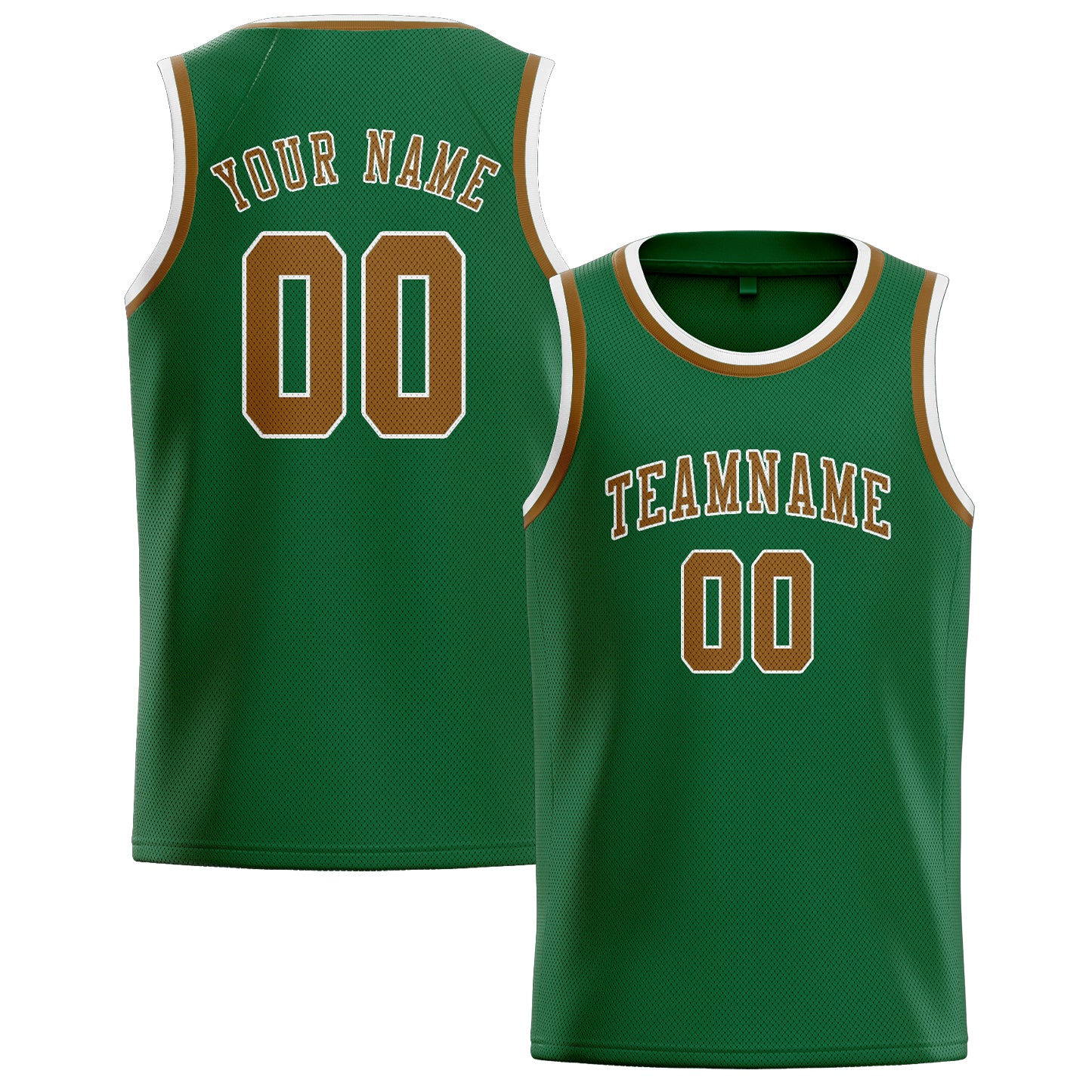 Benutzerdefiniertes Professionelles Moosgrün Khaki Basketballtrikot