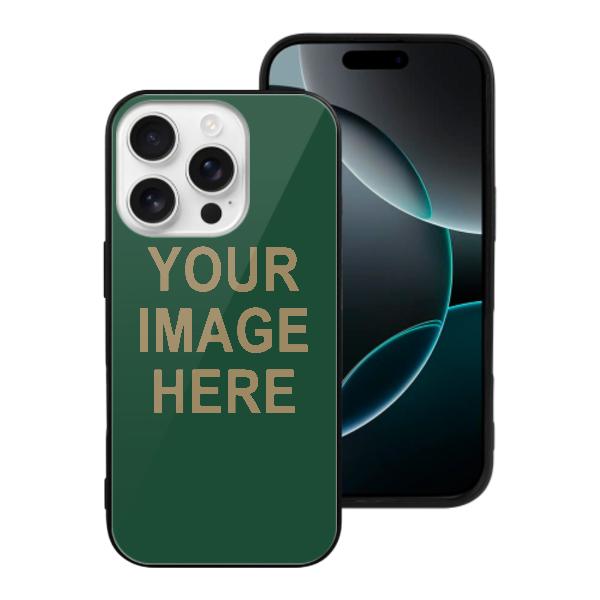 Custodia per telefono personalizzata color verde muschio chiaro e cachi