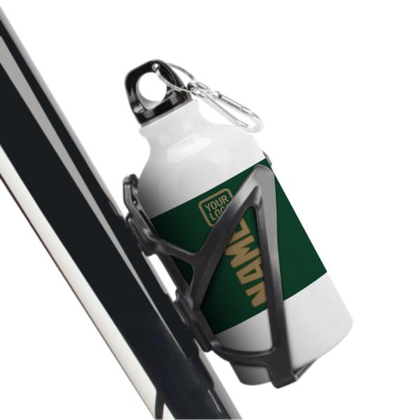 Maßgeschneidertes Moosgrün Hellkhaki Sportflasche