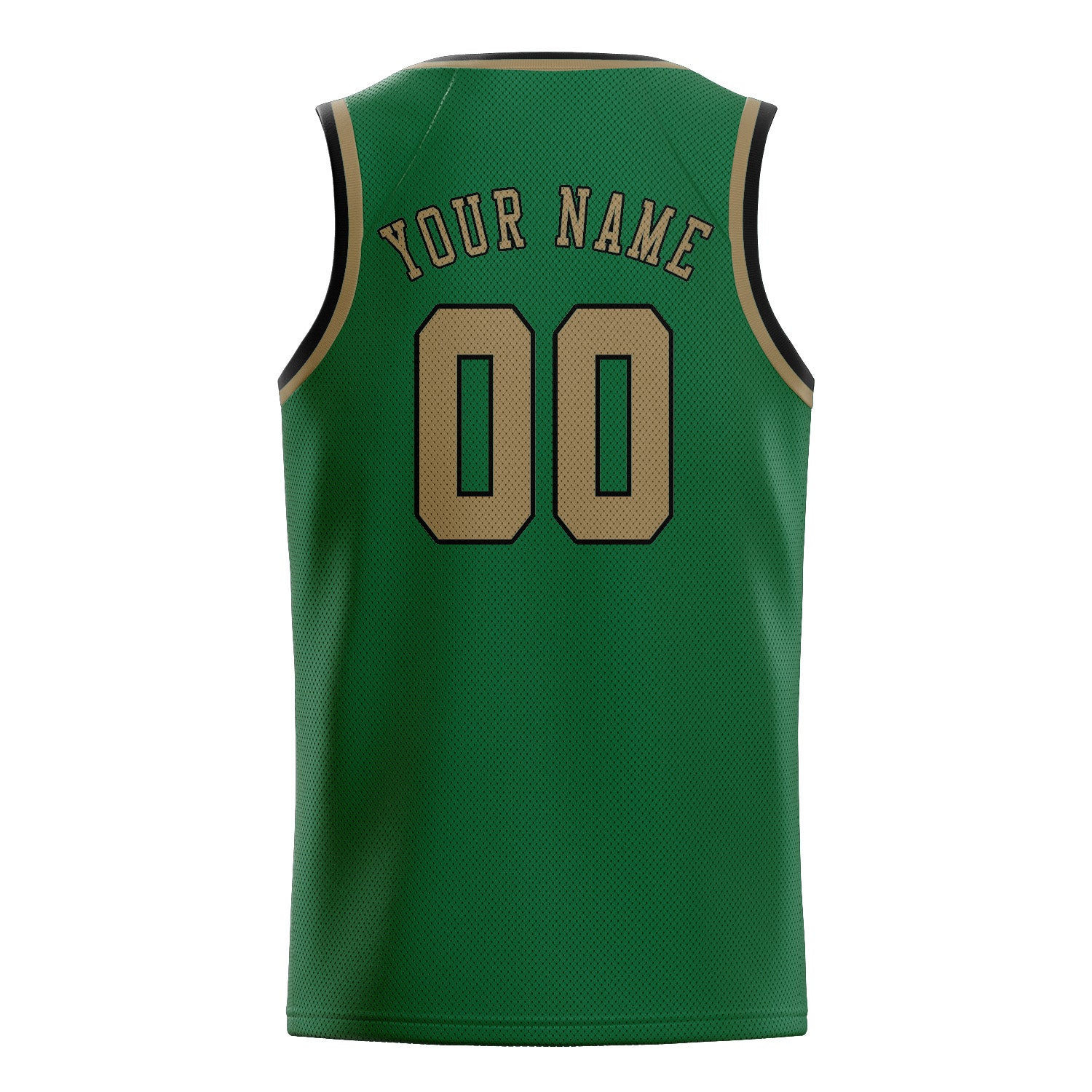 Benutzerdefiniertes Professionelles Moosgrün Hellkhaki Basketballtrikot