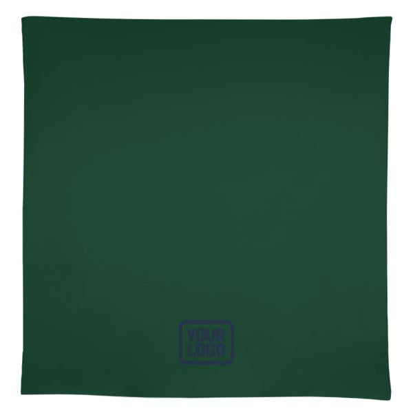 Tovaglia quadrata verde muschio personalizzata