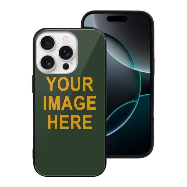 Custodia per telefono personalizzata verde abete giallo
