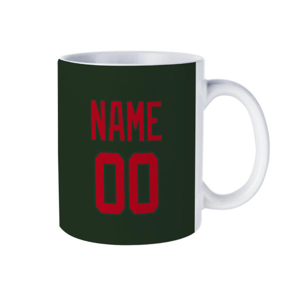 Tazza personalizzata verde abete rosso