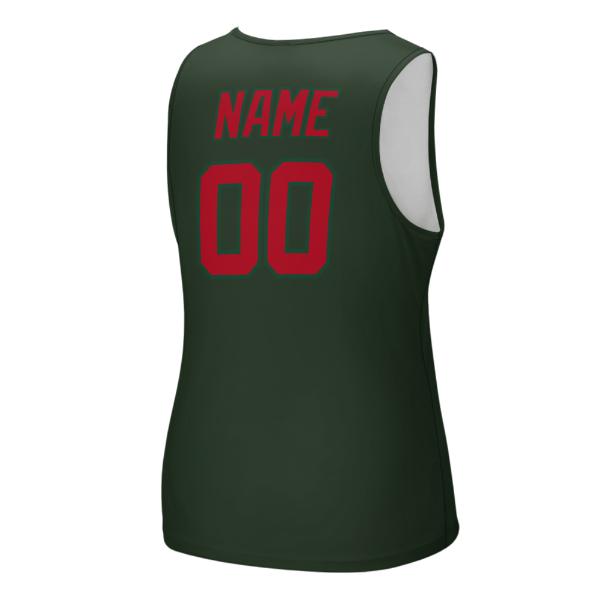Maßgeschneidertes Tannengrün Rot Herren Tanktop