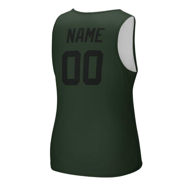 Maßgeschneidertes Tannengrün Schwarz Herren Tanktop