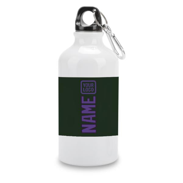 Maßgeschneidertes Tannengrün Lavendel Sportflasche