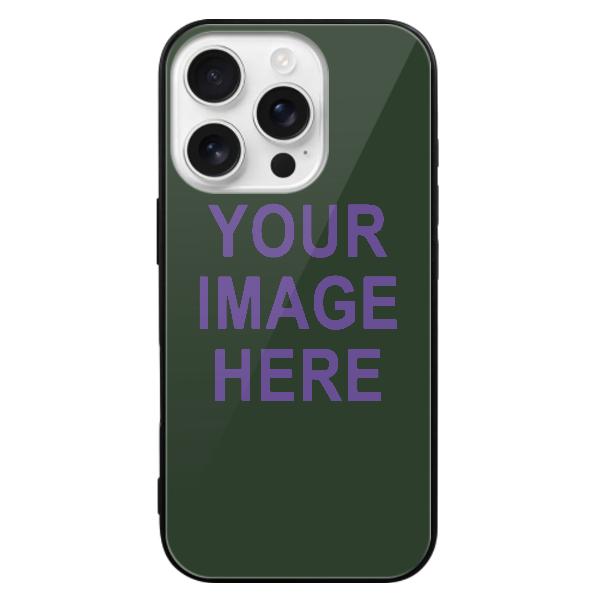 Custodia per telefono personalizzata verde abete e lavanda