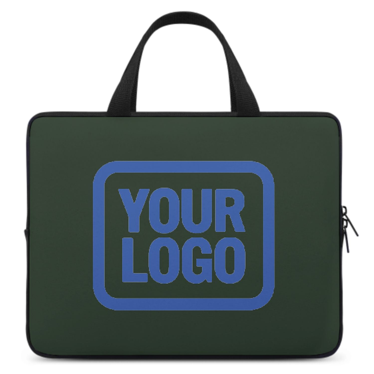 Bolsa de laptop de color azul verdes de chino de firado a medida