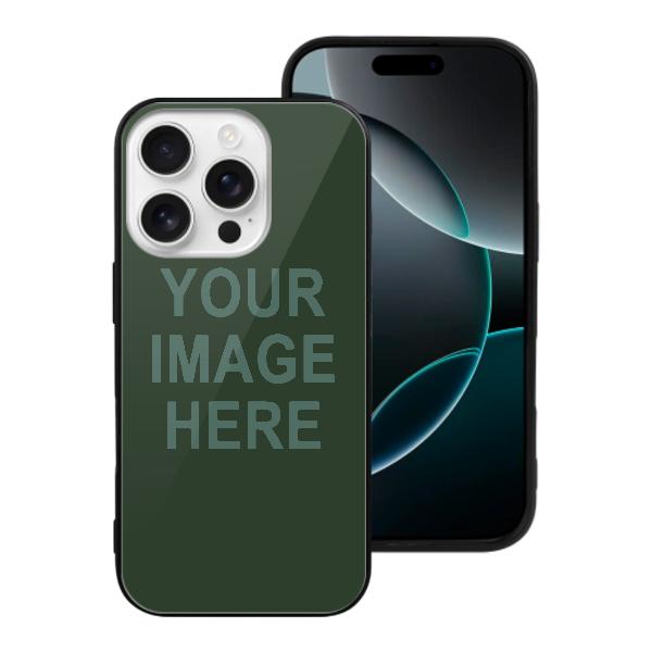 Custodia per telefono personalizzata verde acqua